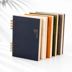 Mẫu Sổ Tay Gáy Xoắn Phong Cách Minimalist Cao Cấp